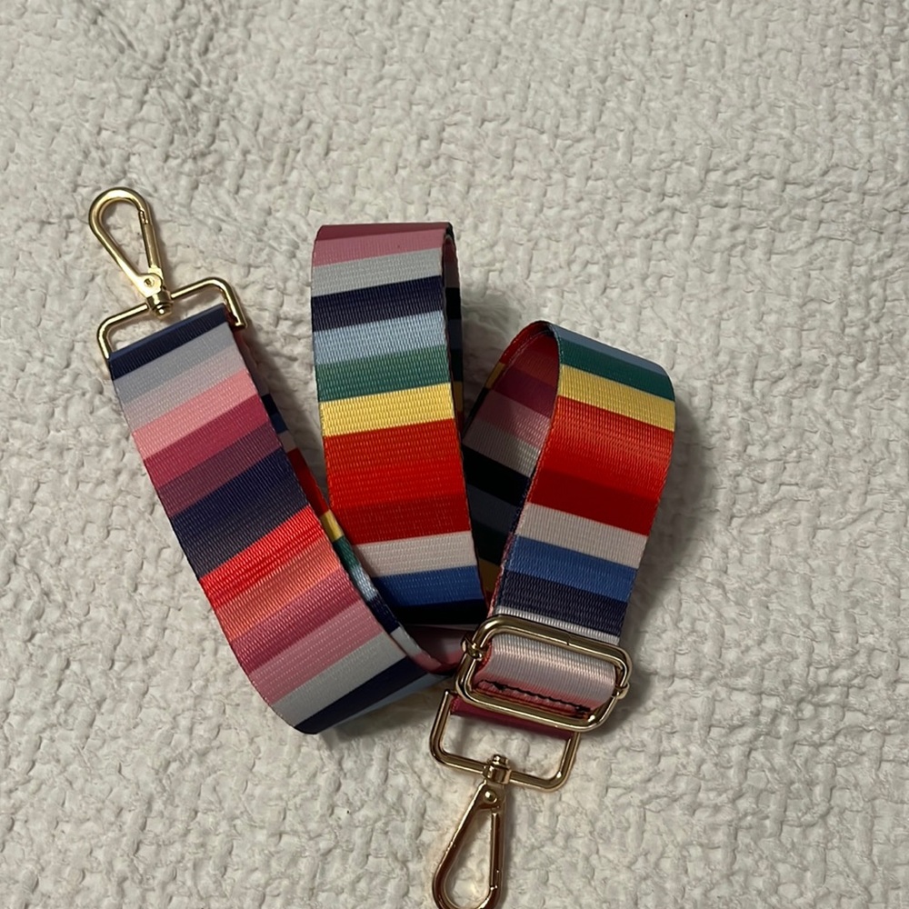 ***NEW-never used. Multicolored handbag strap